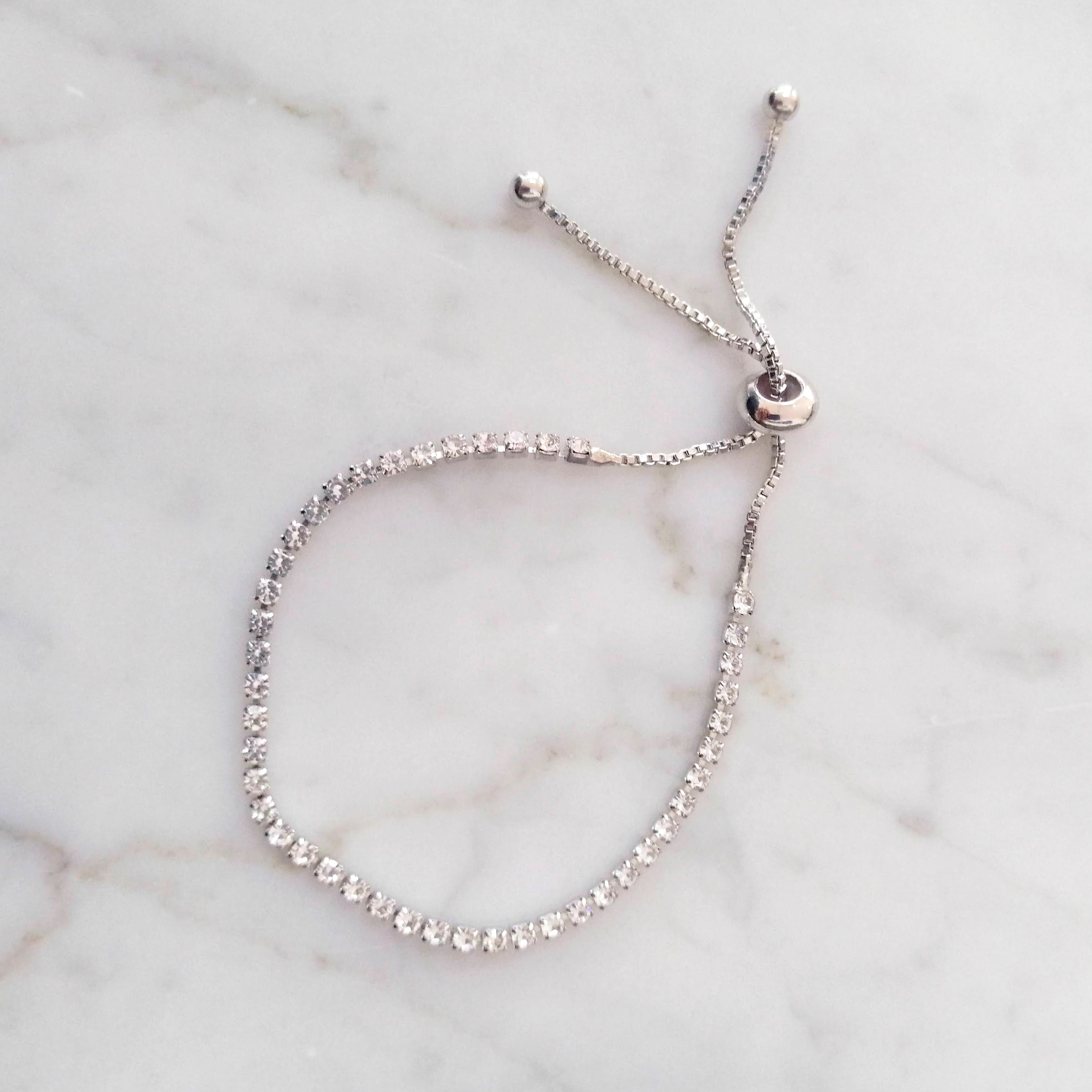 PP907 PULSERA PLATEADA CIRC MINI AJUST
