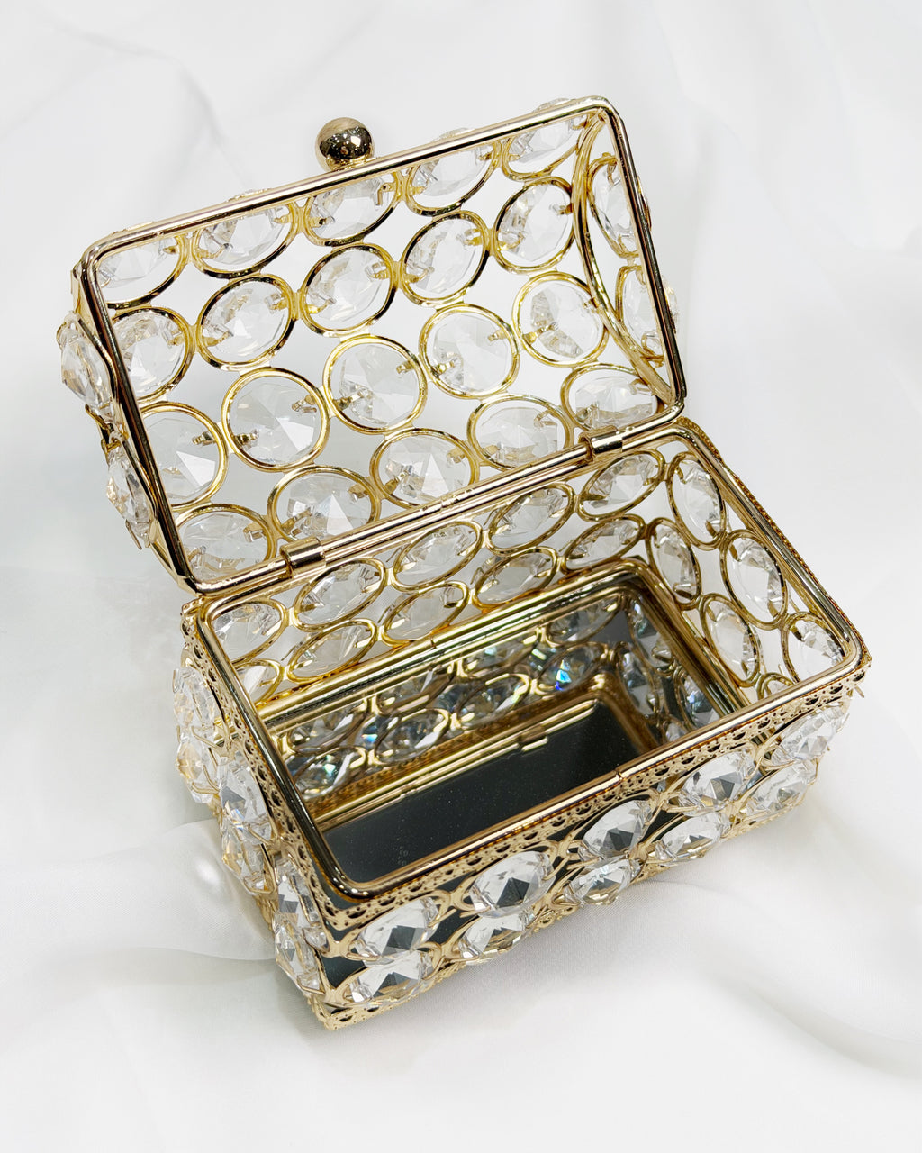 ARR971 Cofre Arras Oro Rosa y Cristal