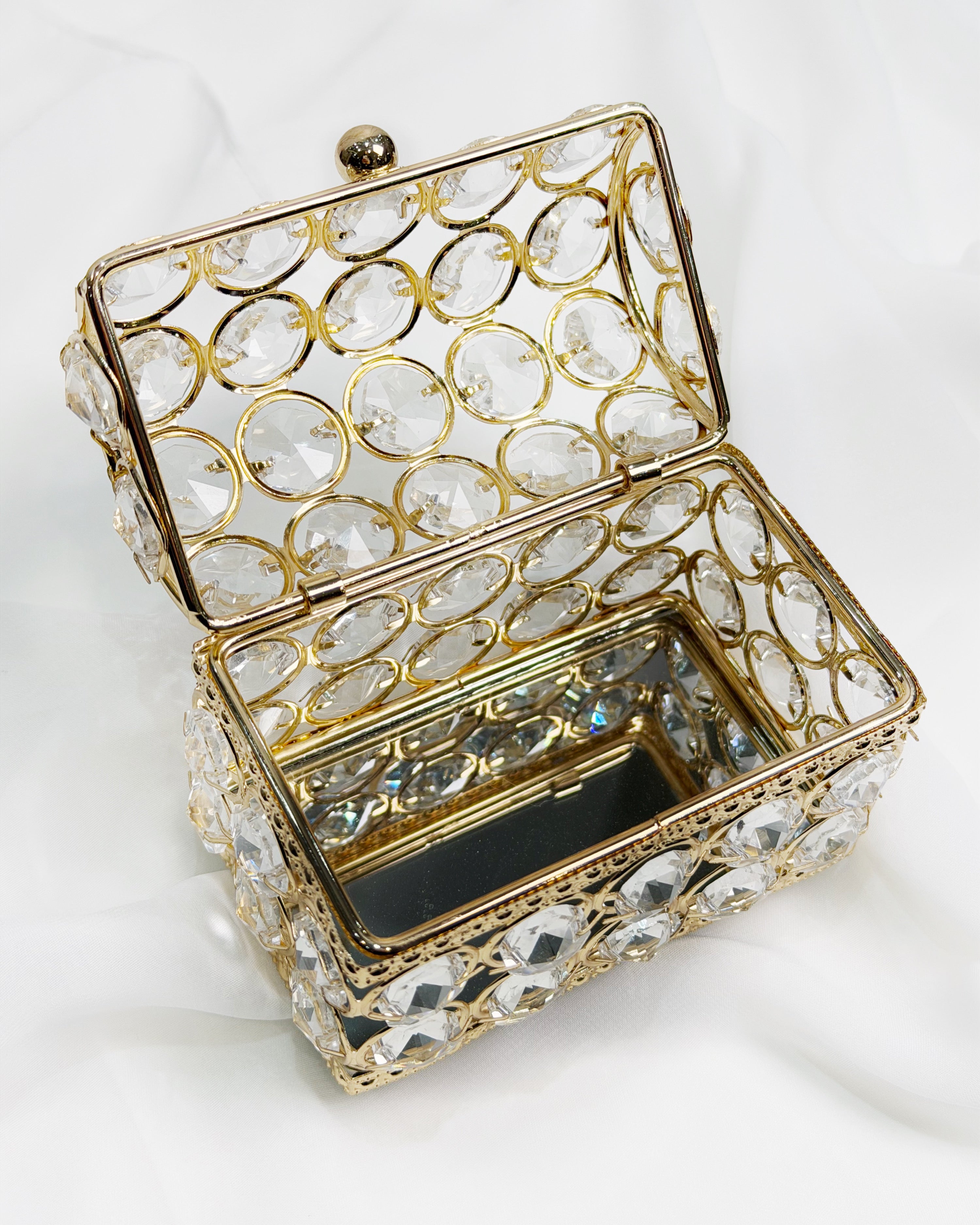 ARR971 Cofre Arras Oro Rosa y Cristal