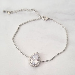 PP540  PULSERA PLATEADA AJUST CON GOTA Y MARC (Copia)