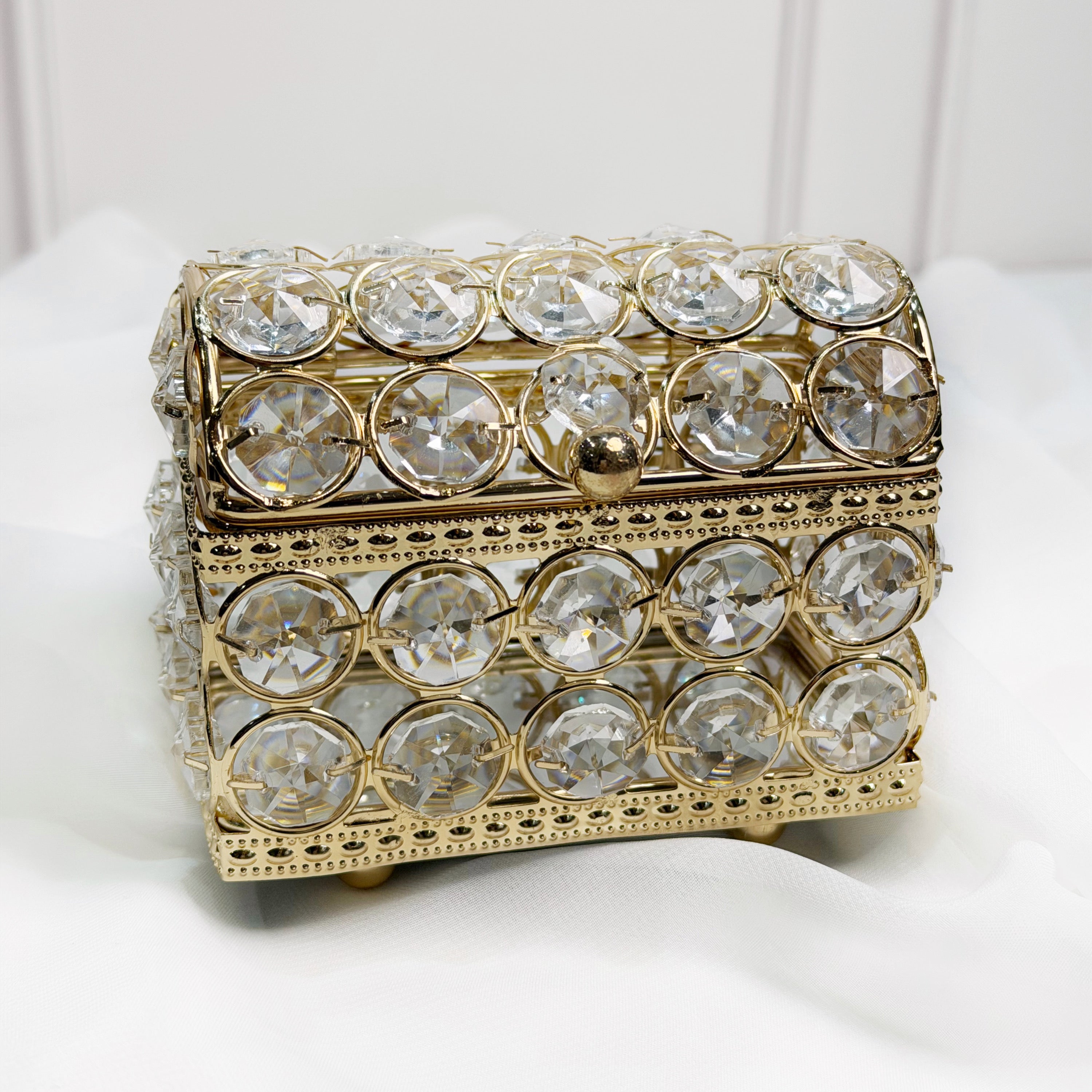 ARR971 Cofre Arras Oro Rosa y Cristal