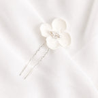 Pasador Flor Blanca Mini