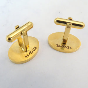 Mancuernillas Personalizadas Ovalo