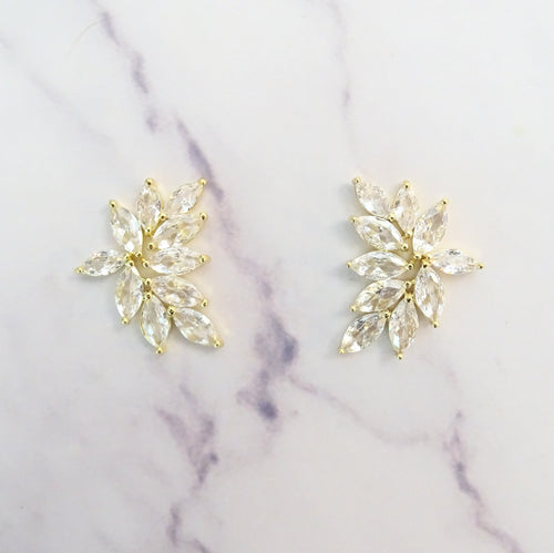 AD445 Aretes Dorados Lado Grande