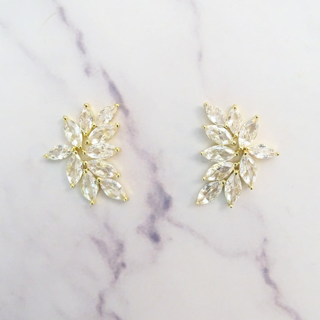 AD445 Aretes Dorados Lado Grande