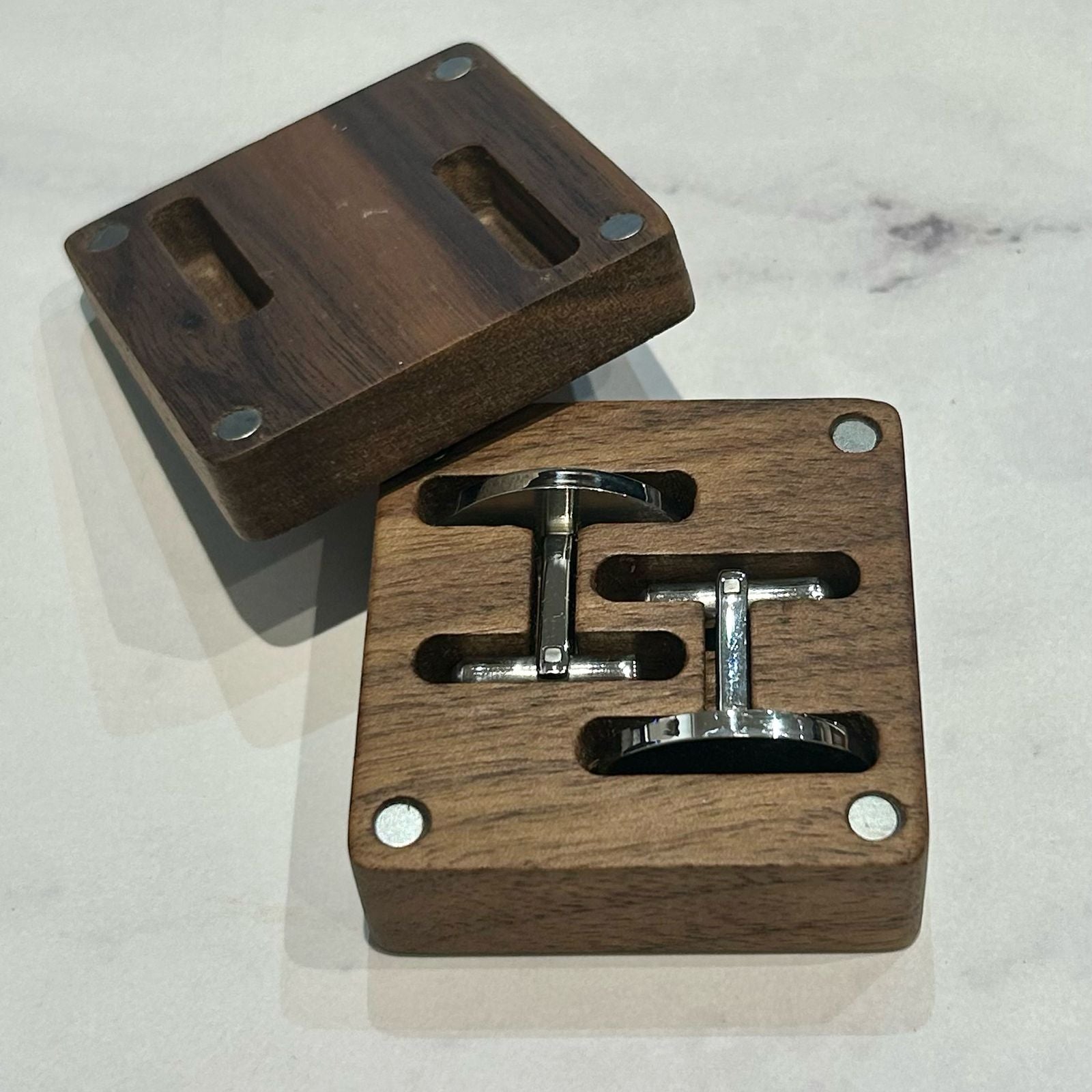 Caja para Mancuernillas Madera