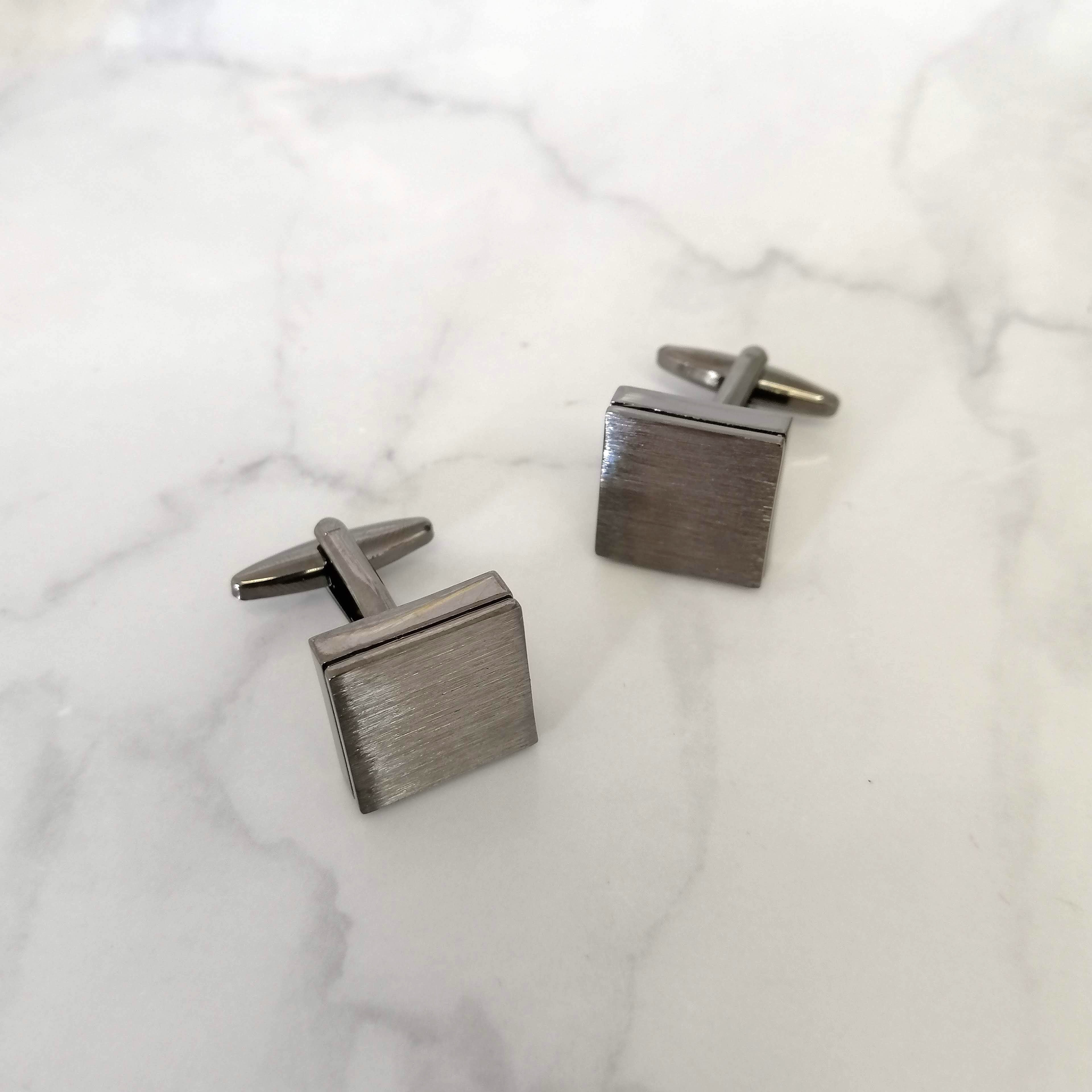 Mancuernillas Cuadro Negro