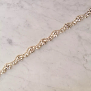 CPB105 CINTO PLATA BLANCO ONDAS