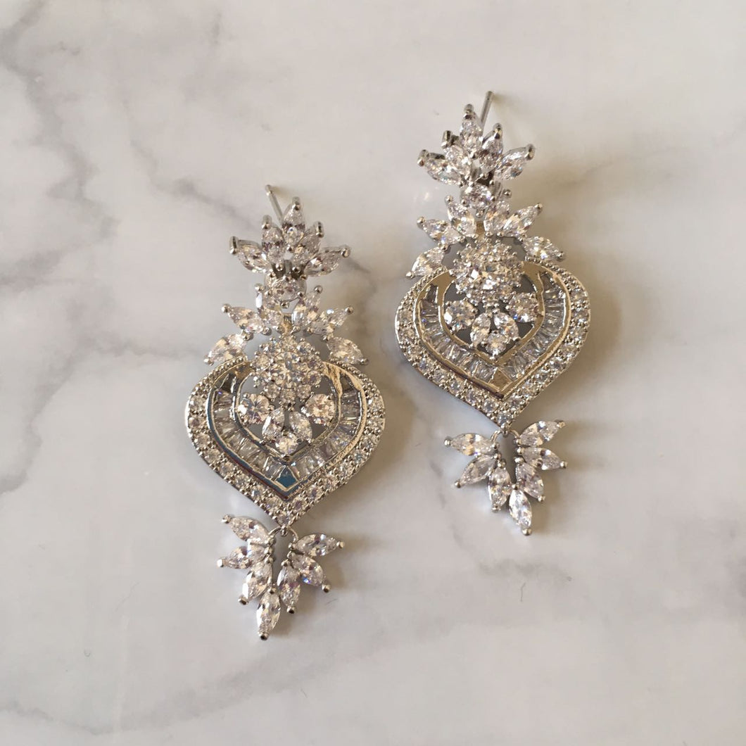 AP340 ARETES PLATA XL CORAZÓN