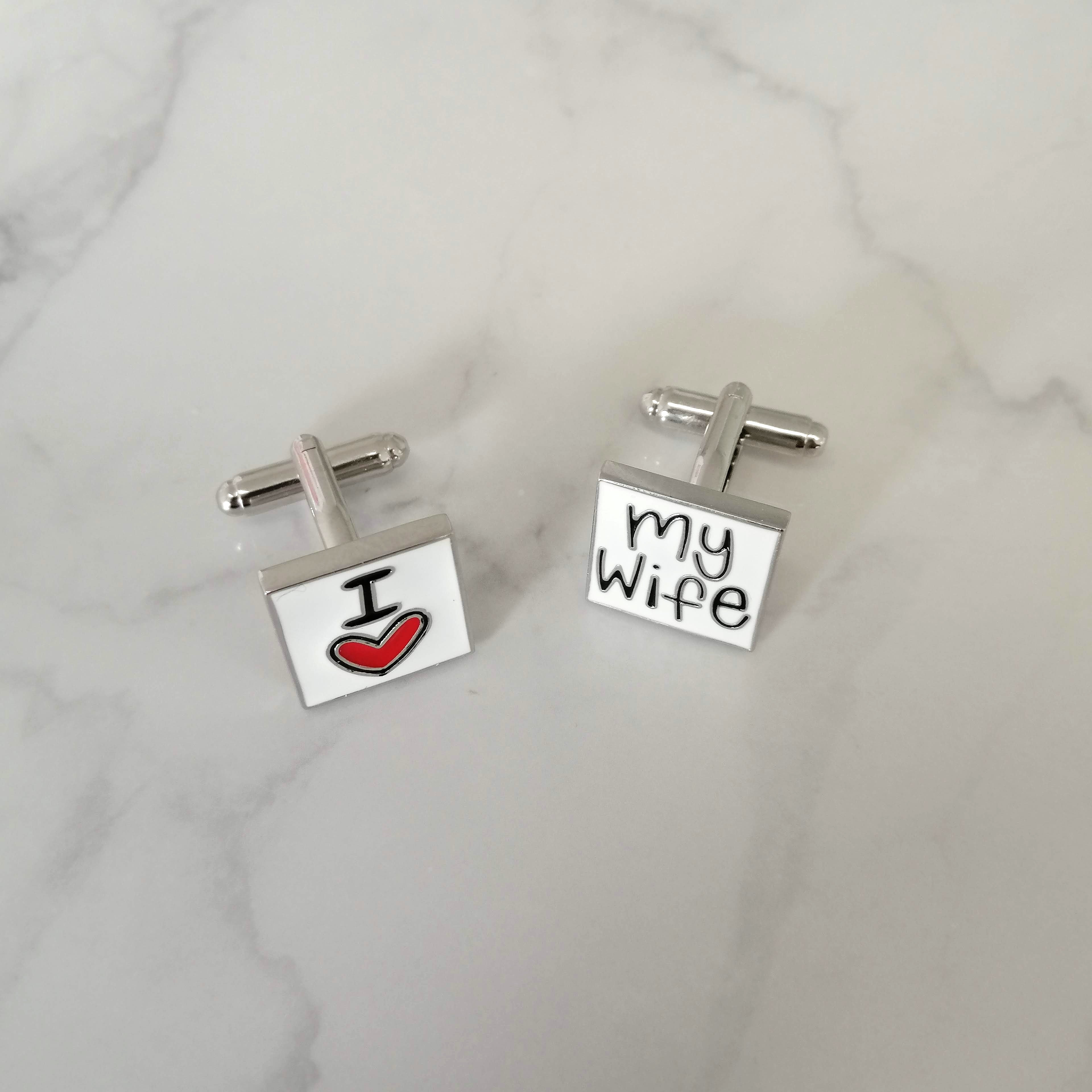 MILOVE Mancuernillas I love my Wife