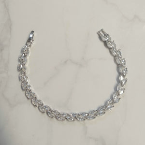 PP599 PULSERA PLATA 18 CM MARQUISE CLASICA