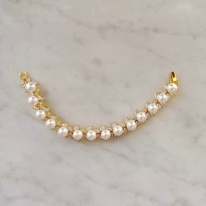 PD480 PULSERA ORO CON PERLAS RED