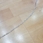 BALTIMORE Velo Ivory 3 metros tira cristales completo