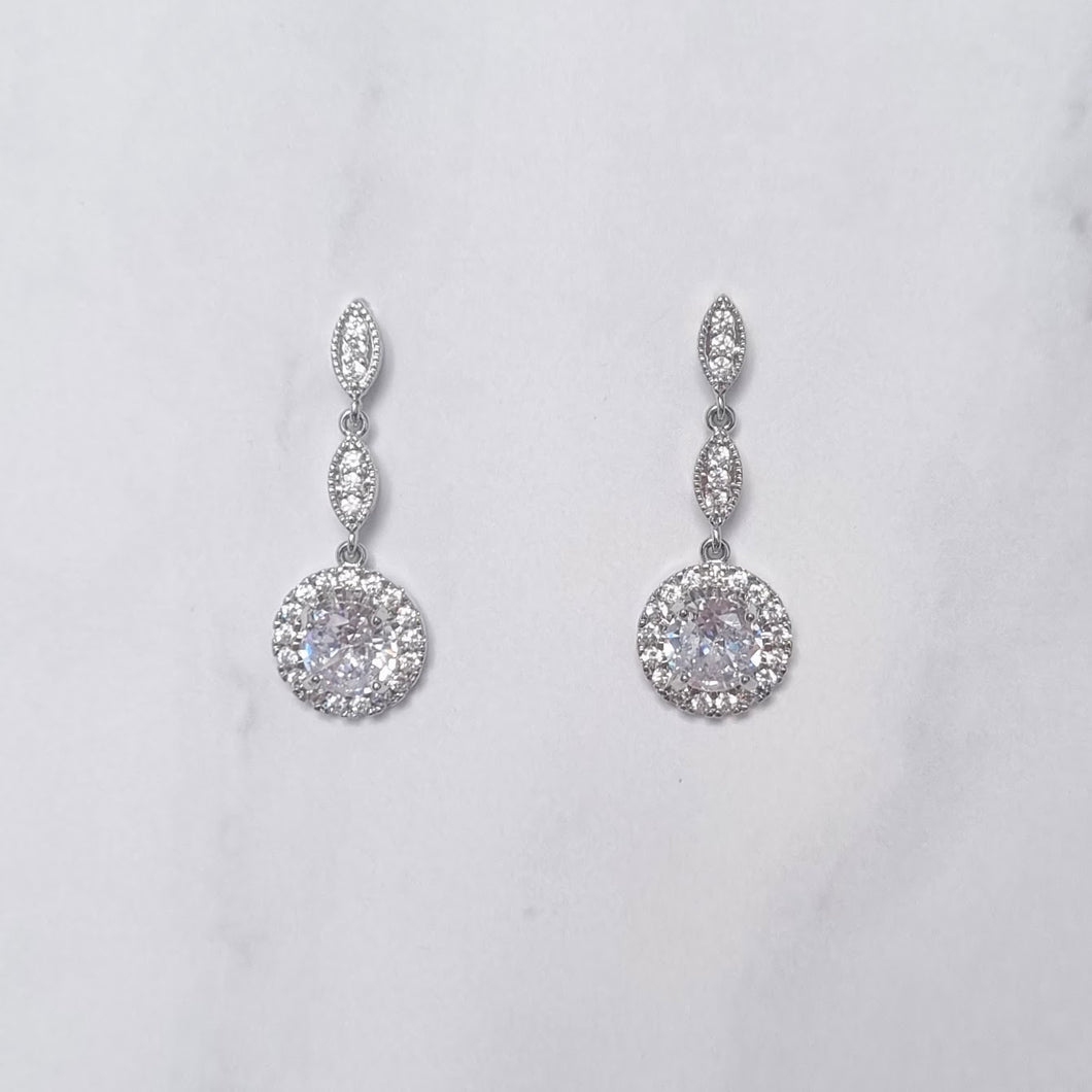 AP690 ARETES PLATA CIRC EN DOBLE MARQ