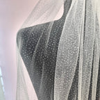 ATENAS Velo Corto Champagne con Brillos