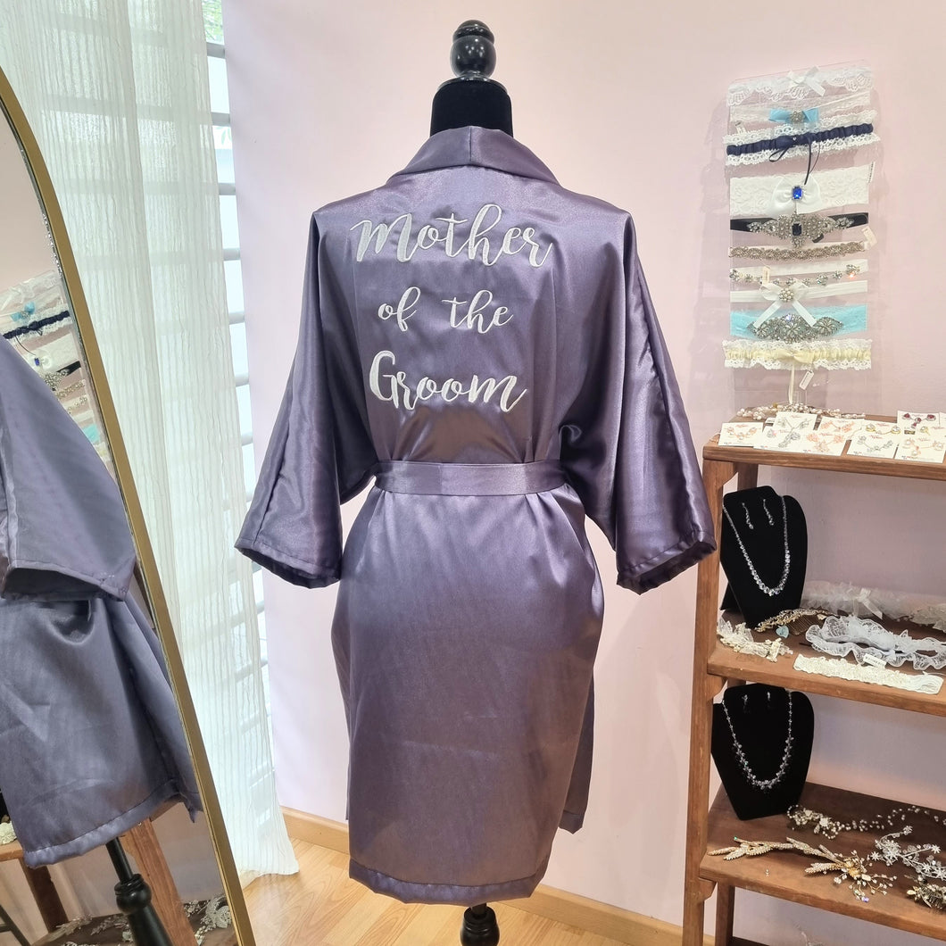 Bata Lavanda Bordada Entrega Inmediata Mother of the Groom Talla XL