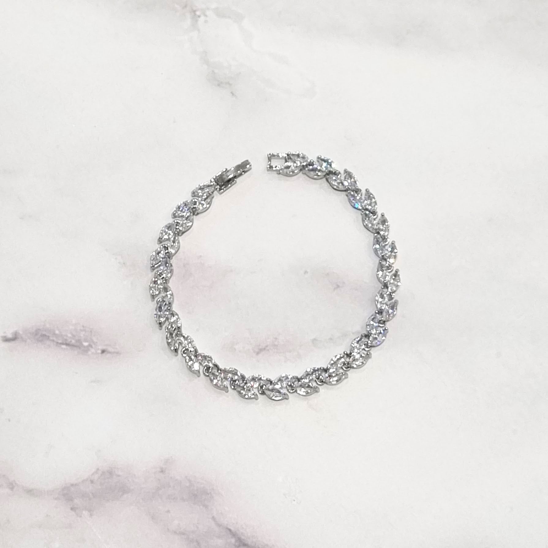 PP133 PULSERA PLATA MARQUISE CLASICA