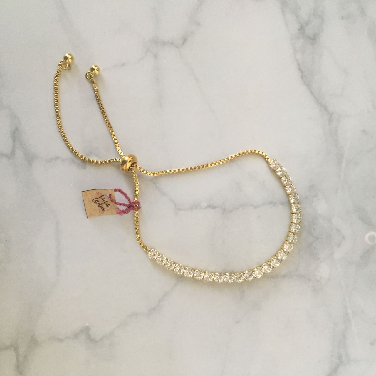 PD208 PULSERA DORADA AJUST CIRC