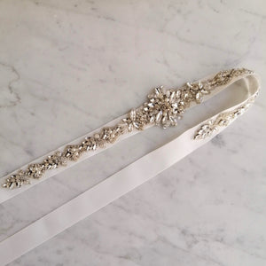 CPB344 CINTO PLATA BLANCO ROMBO LARGO CRIST Y LENT