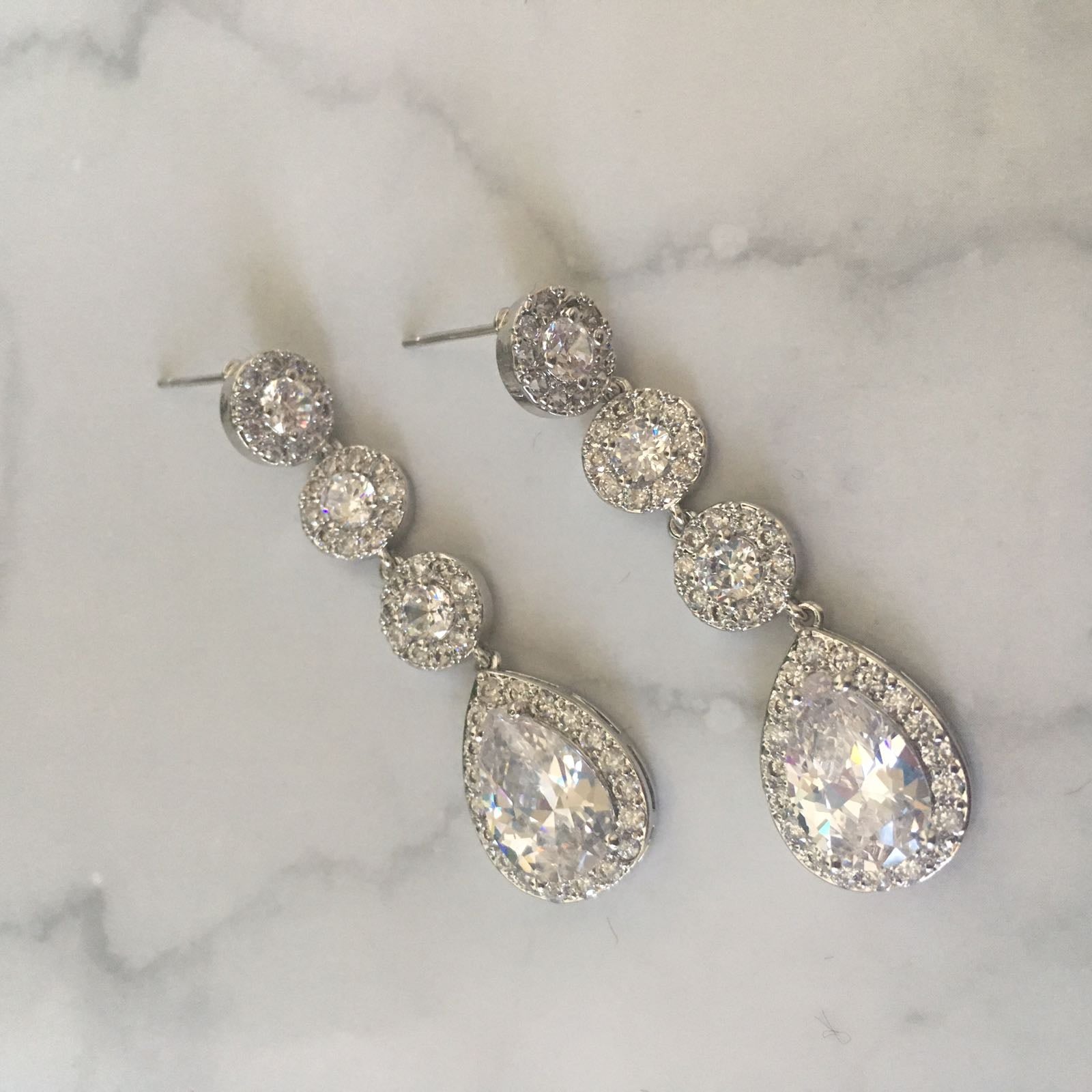 AP331 ARETES PLATA 3 CIRC Y GOTA