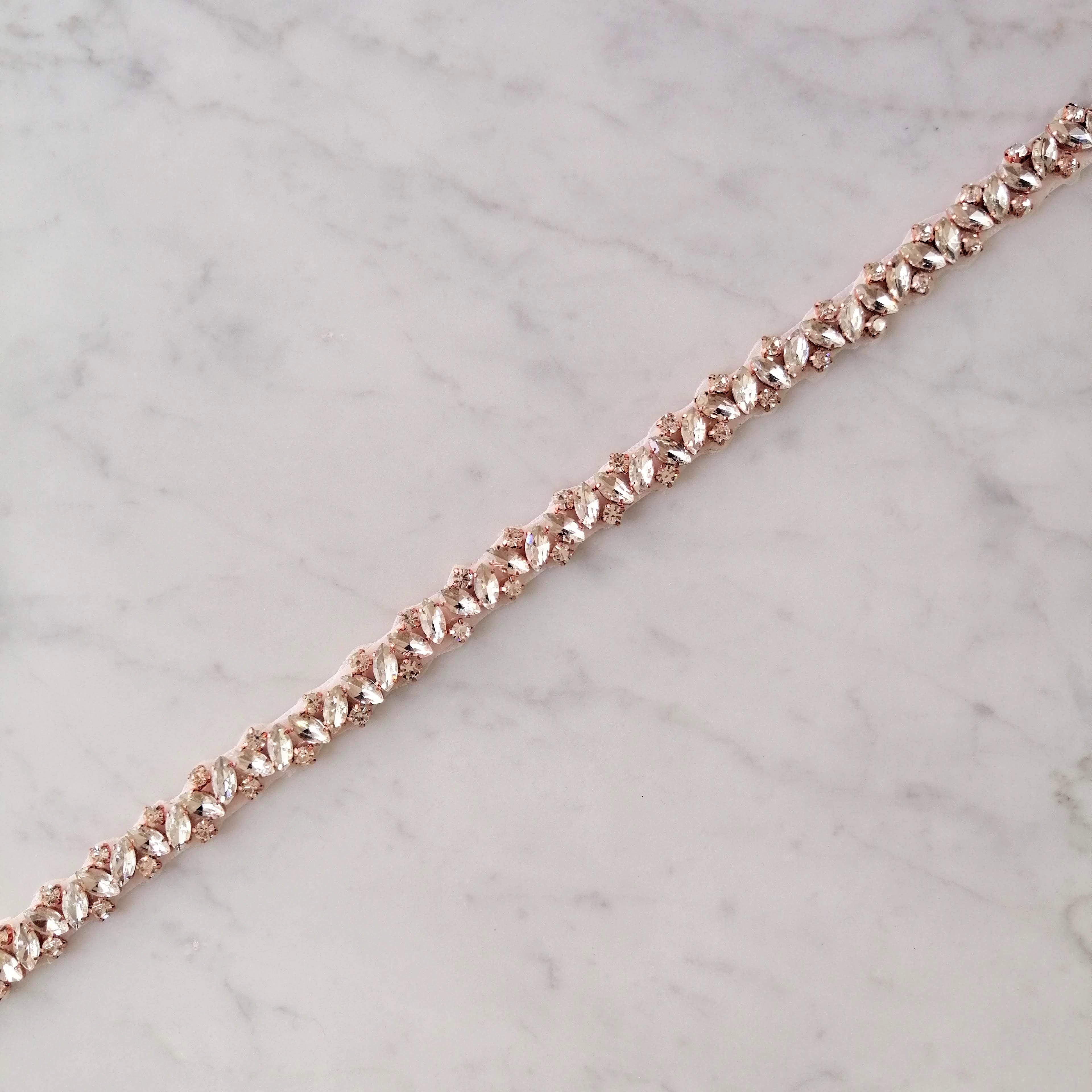 CRB221 CINTO ROSA BLANCO TIRA MINI