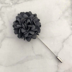 BP225 BOUTTONIERE TERCIOPELO GRIS