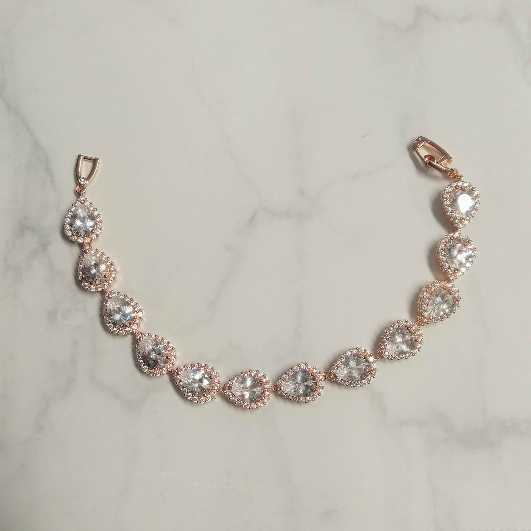 PR288 PULSERA ROSA GOTA CLASICA