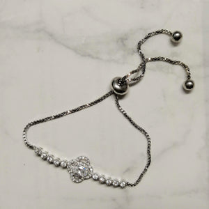 PP630 PULSERA PLATA OVALO CON MARCO