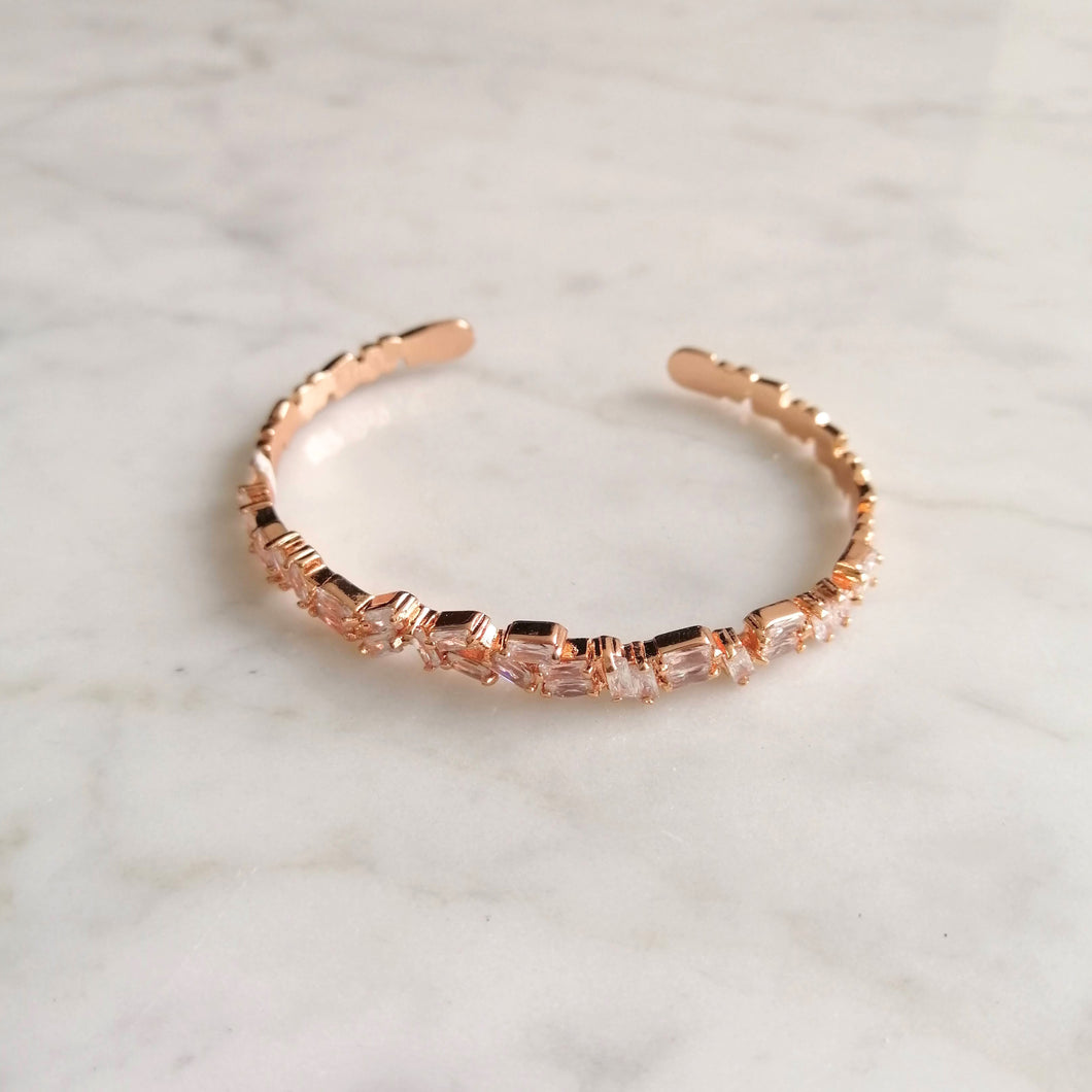 PR772 Aro Oro Rosa Baguette Des