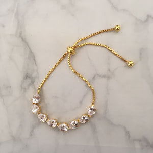 PD238 PULSERA DORADA AJUST GOTA SIN MARCO