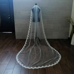 VB345 VELO BLANCO 3 METROS ENCAJE