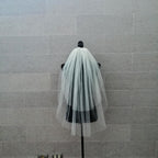SEVILLA84CM VELO IVORY DOBLE CON CRISTALES VI342