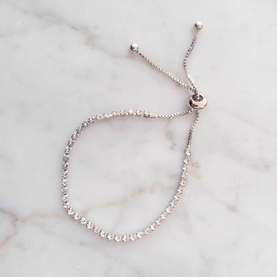 PP907 PULSERA PLATEADA CIRC MINI AJUST
