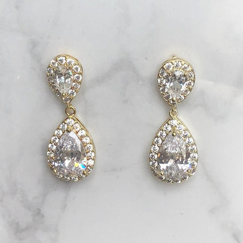AD405 ARETES DORADOS GOTA-GOTA PETIT