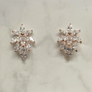 AR383 ARETES ROSA RACIMO CH