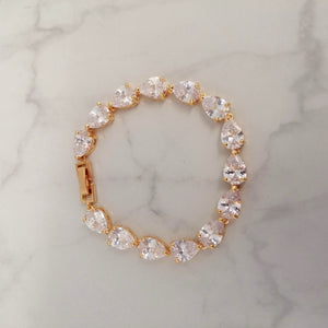 PD802 PULSERA DORADA GOTA SIN MARCO