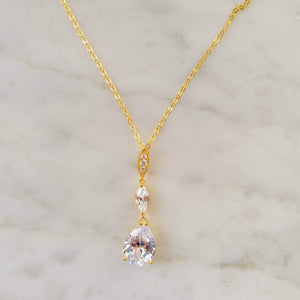 CD579 COLLAR DORADO GOTA EXTRA LARGO