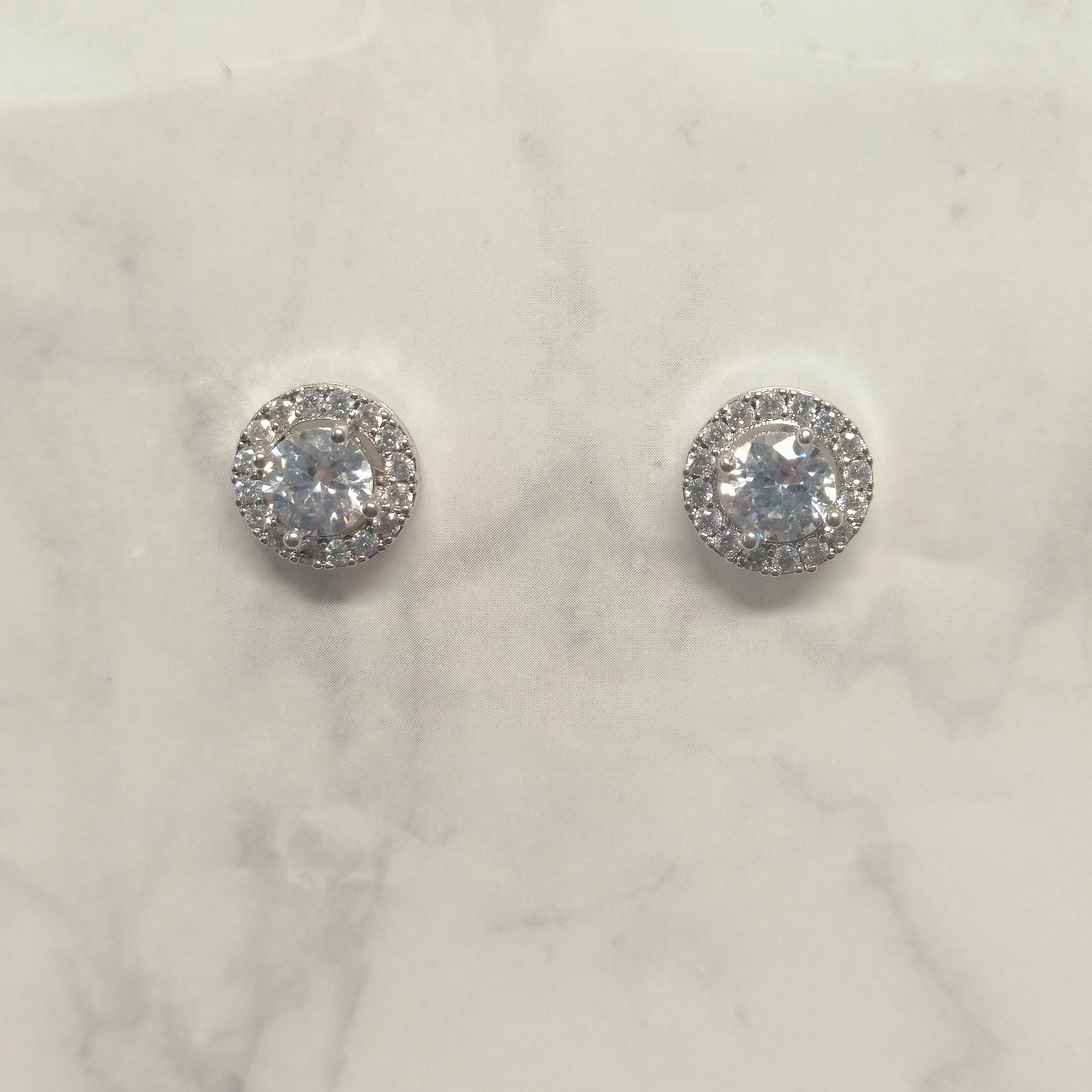 AP509 ARETES PLATA CIRC C/MARCO