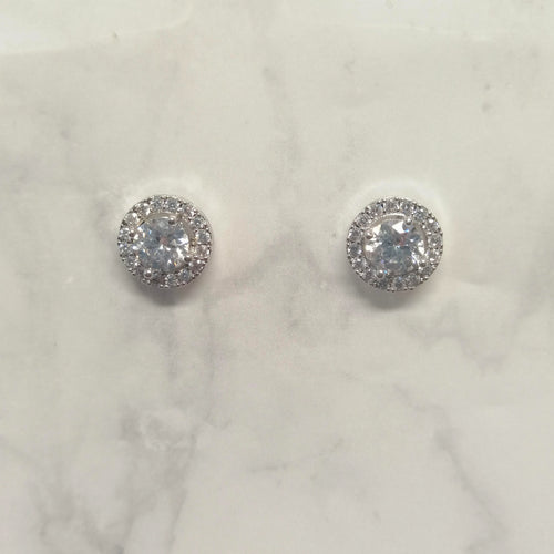 AP509 ARETES PLATA CIRC C/MARCO