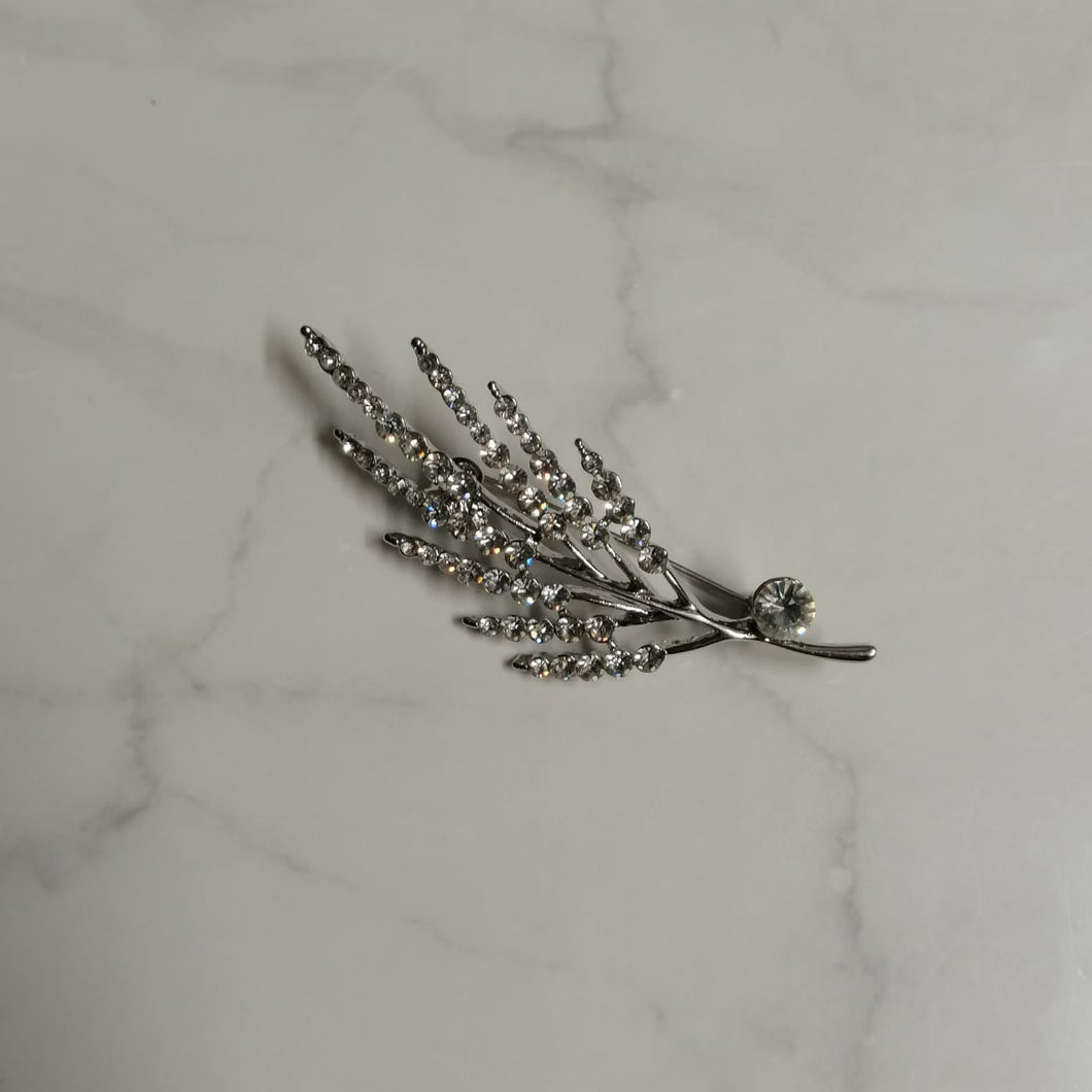 BP246 BOUTTONIERE PLATA RAMAS PIN