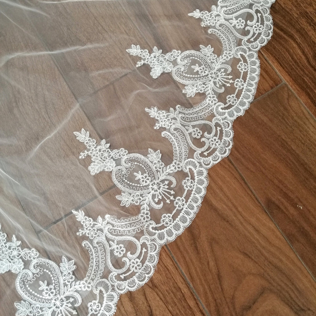 SUECIA Velo Ivory 3 Metros Corazon VI361