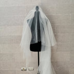 PAMPLONA VELO IVORY 3 MTS DOBLE ENCAJE ABAJO ENCAJE GRANDE VI332