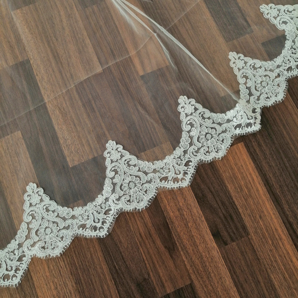 BAHAMAS Mantilla Ivory 3 mts completo clasico VI375