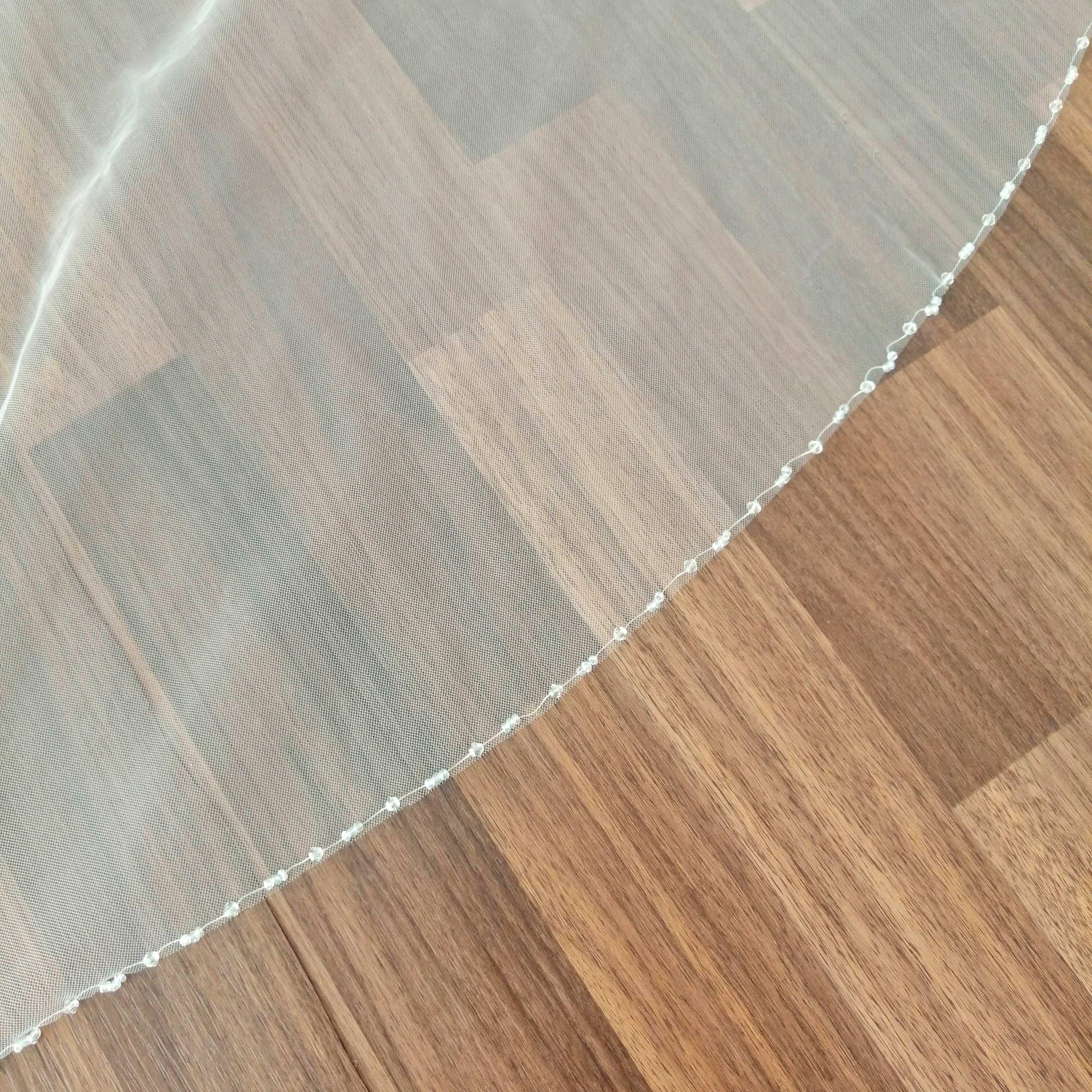 VI363 Velo Ivory 3 Metros Chaquira