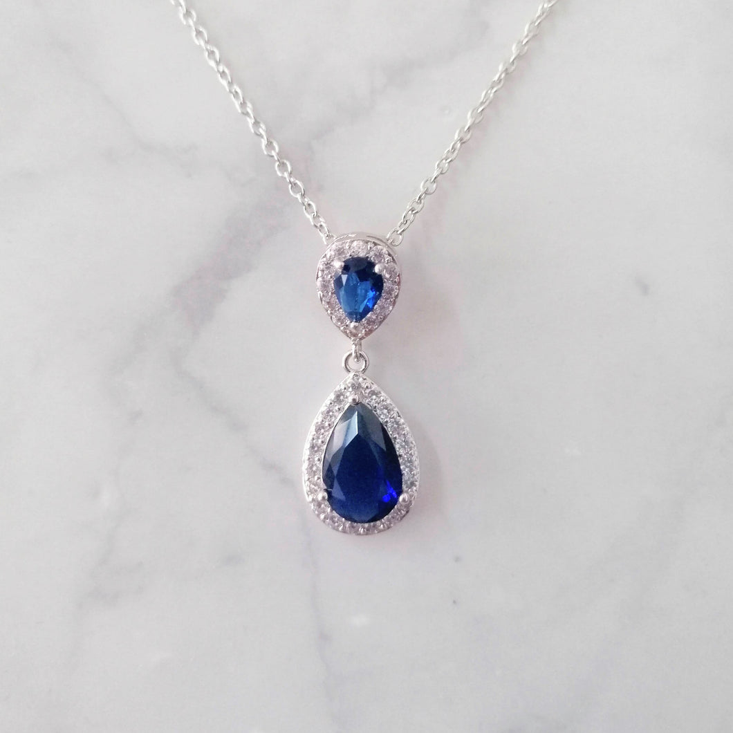 CP524 COLLAR GOTA GOTA PETIT AZUL