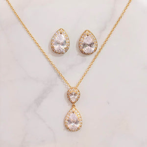 Juego Dorado Petit con Gota c Marco