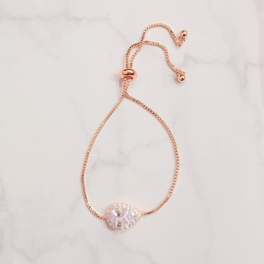 PR319 PULSERA ROSA AJUST CON GOTA Y MARC