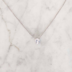 CD414 Collar Plateado circ