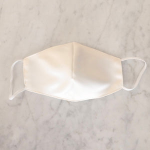 CB103 Cubrebocas color Ivory Liso