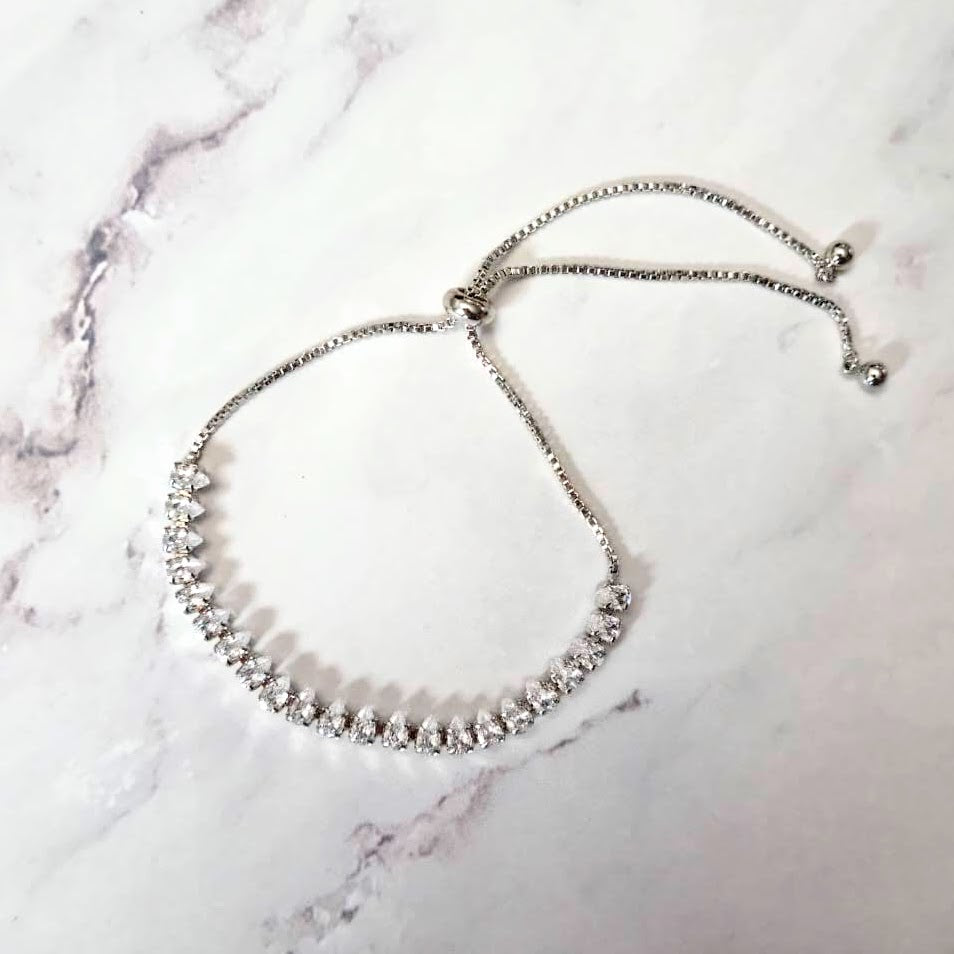 PP143 PULSERA PLATEADA MINI GOTAS